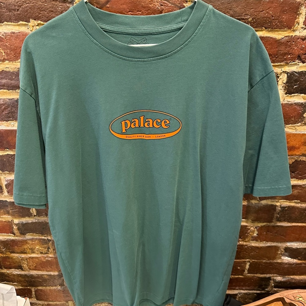 Palace Triple Logo T-Shirt Green XL
